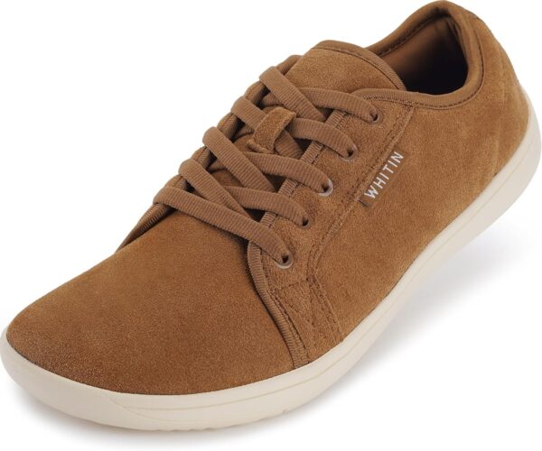 WHITIN Women's Genuine Leather Wide Barefoot Shoes | Footloose Minimal...