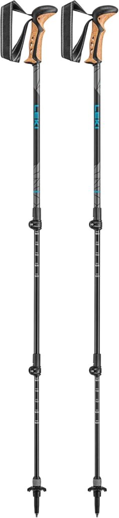 LEKI Khumbu Lite AS Aluminum Adjustable Lightweight Walking Poles for Trekking & Hiking