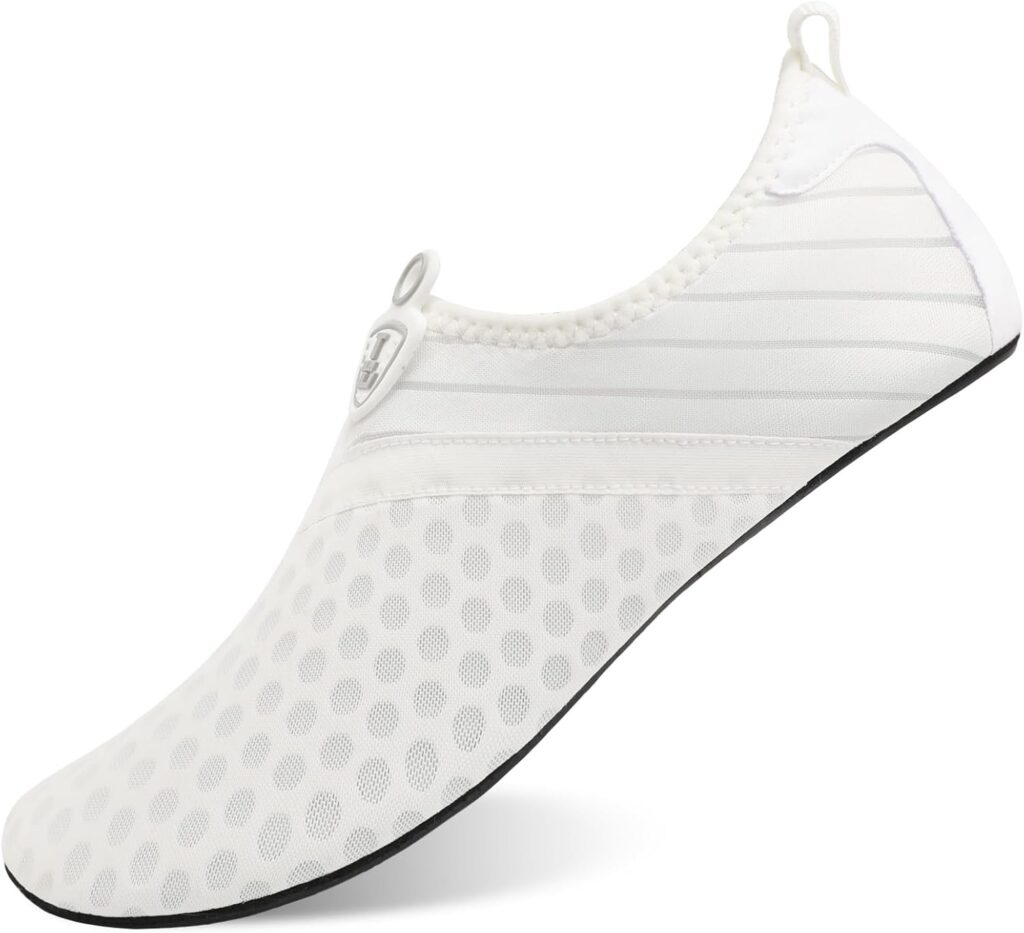 L-RUN Womens Mens Water Shoes Barefoot Skin Aqua Socks for Run Dive Su...