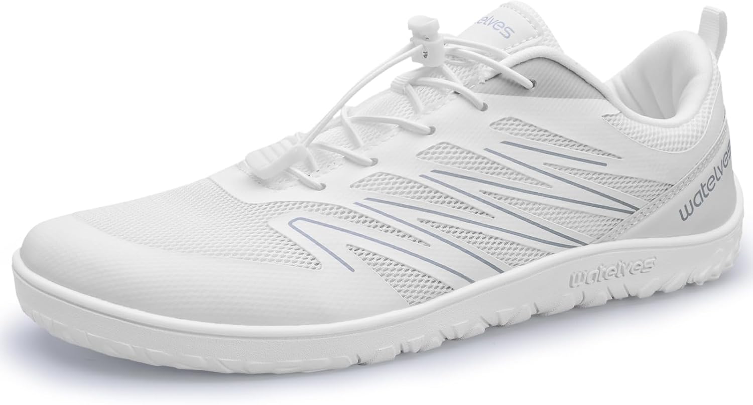WateLves Barefoot Shoes Men Women Wide Width Minimalist Zero Drop Shoes Trail Running Walking Sneakers
