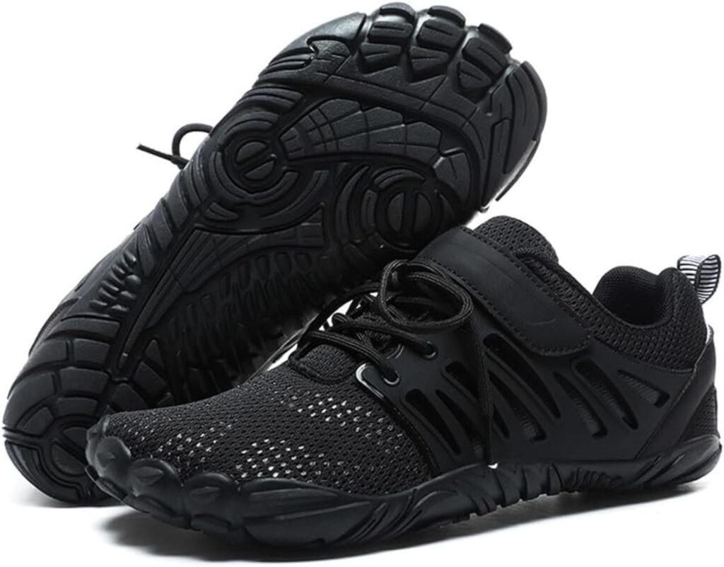 Barefoot Shoes Men Wide Toe Box Zero Drop Water Shoes Men for Gym Workout Minimalist Weightlifting Cross-Trainer Running Hike Grounded Footwear