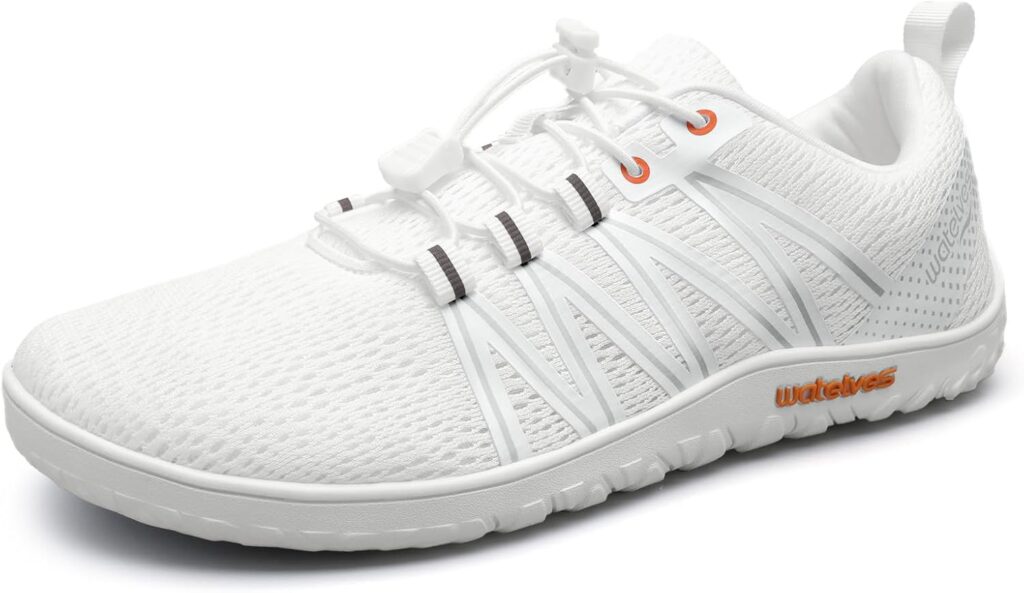 WateLves Barefoot Shoes Mens Womens Minimalist Wide Toe Box Zero Drop Trail Running Shoes Walking Cross Training Hiking