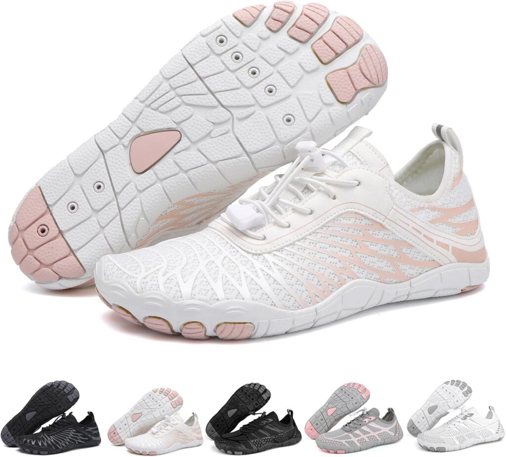 Barefoot Shoes Womens Mens Minimalist Breathable Non-Slip Wide Toe Quick Dry Water Hiking Walking Shoes Athletic Footwear