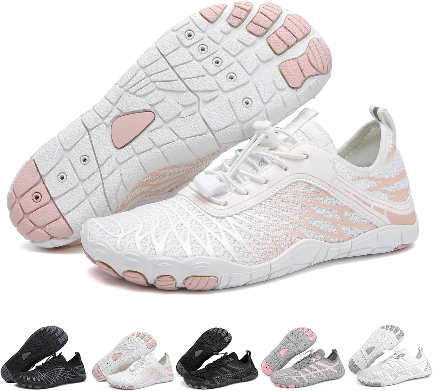 Barefoot Shoes Womens Mens Minimalist Breathable Non-Slip Wide Toe Quick Dry Water Hiking Walking Shoes Athletic Footwear