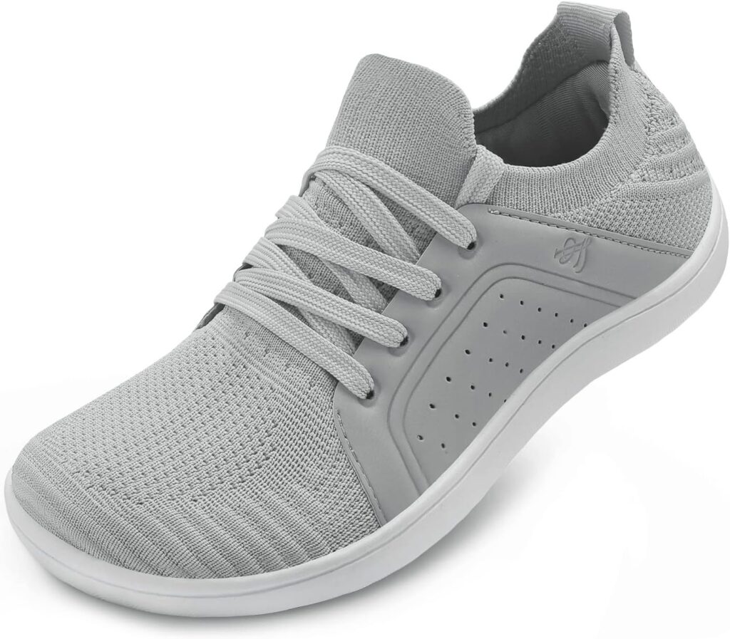 LeIsfIt Womens Walking Shoes Wide Toe Barefoot Shoes Breathable Minimalist Zero Drop Sneakers