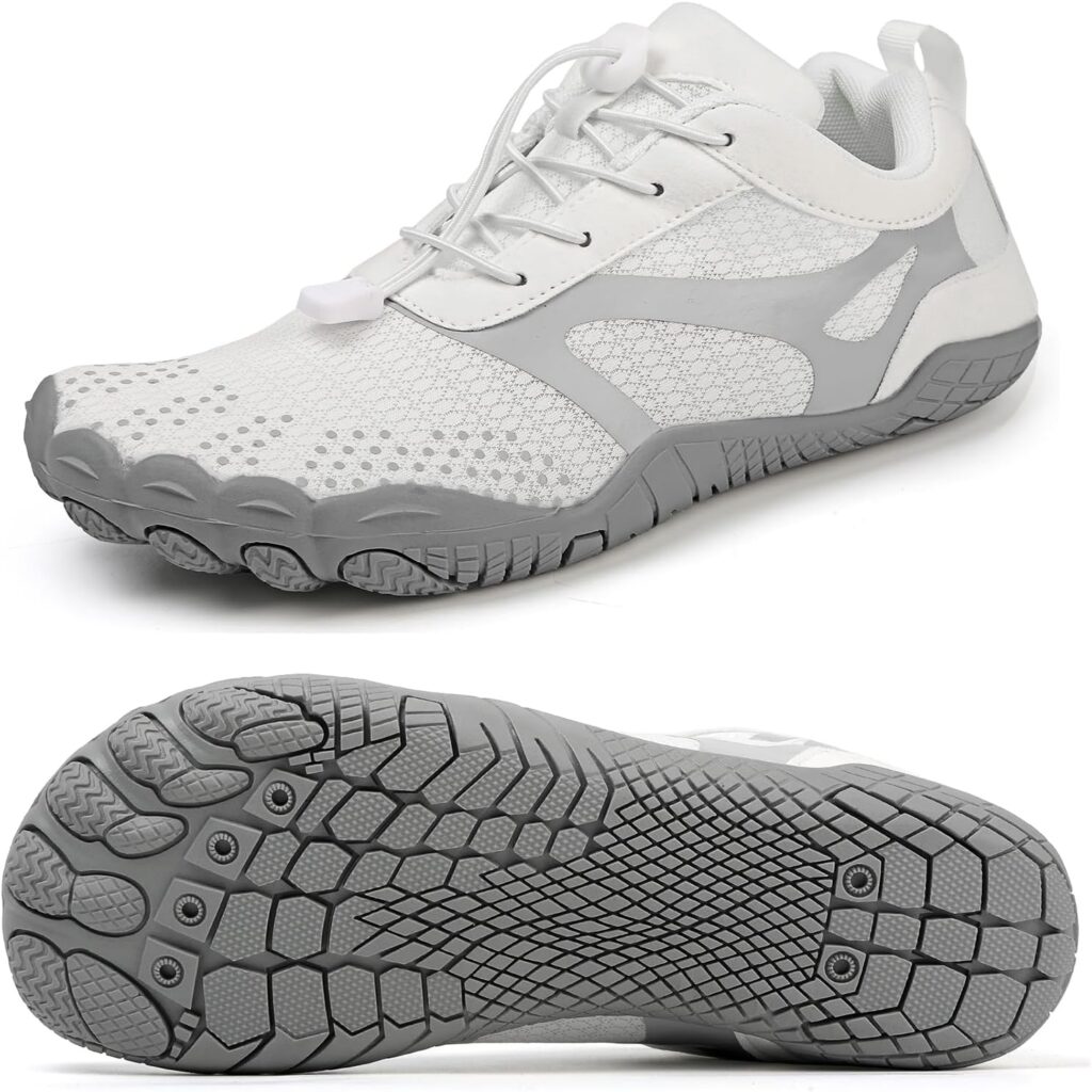 Barefoot Shoes Mens Womens Minimalist Cross Training Shoes with Wide Toe Box Athletic Zero Drop Trail Walking Hiking Running Sneakers