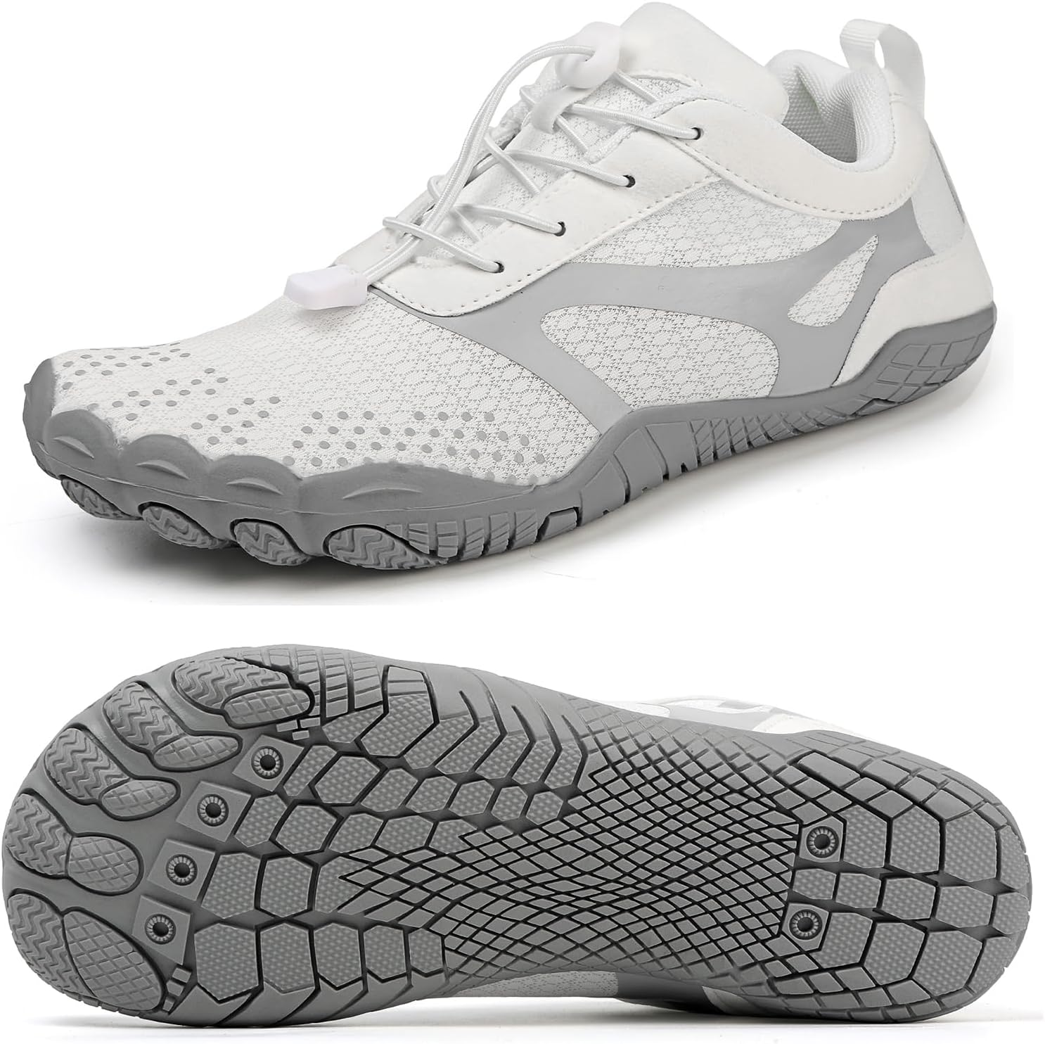 Barefoot Shoes Mens Womens Minimalist Cross Training Shoes with Wide Toe Box Athletic Zero Drop Trail Walking Hiking Running Sneakers