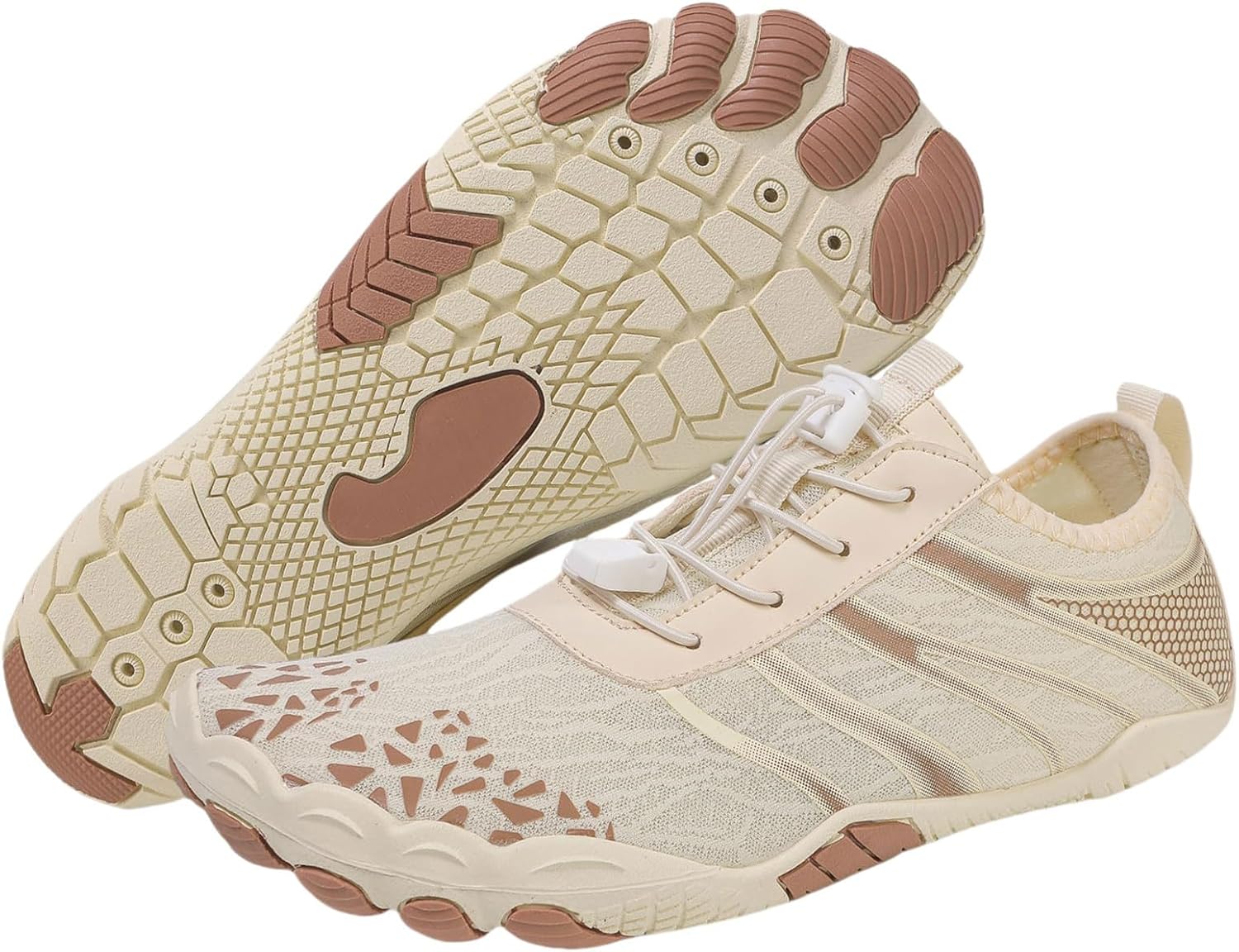 Smoneyful Hiking Footwear Barefoot Shoes Women, Breathable Non Slip, W...
