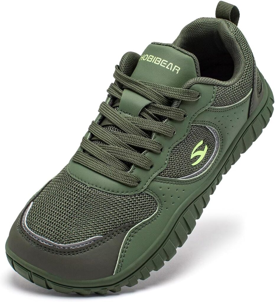 HOBIBEAR Mens Barefoot Shoes | Wide Toe Box | Comfortable Outdoor Sneaker
