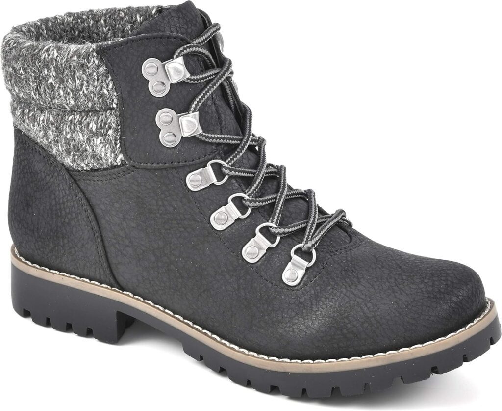 CLIFFS BY WHITE MOUNTAIN Shoes Pathfield Women's Lace-up Hiker Style Bootie