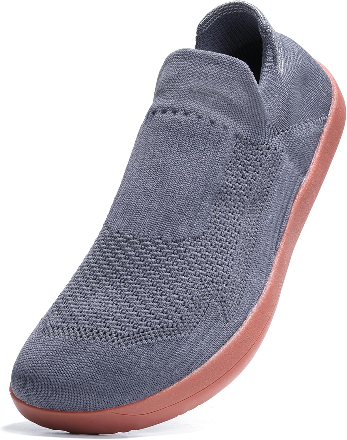 ZVC Slip On Barefoot Shoes Men Women Wide Toe Box Shoes Zero Drop Shoe Minimalist Sneakers