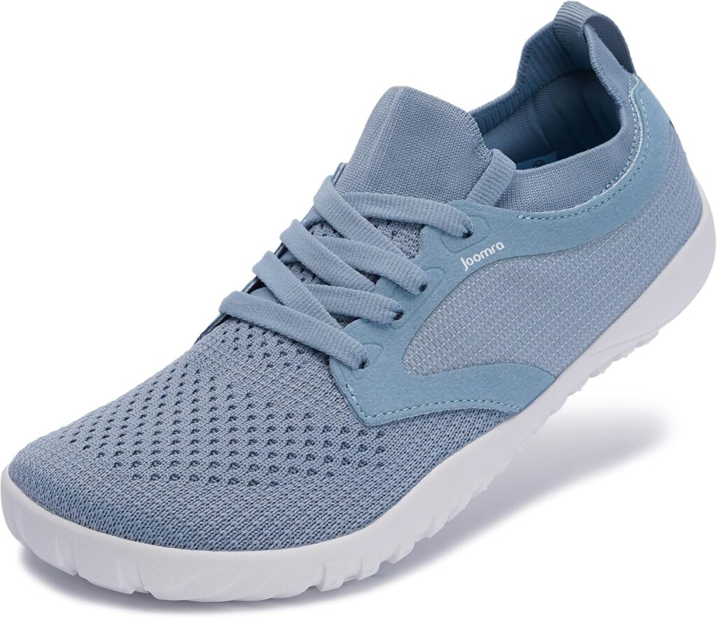 Joomra Women's Wide Minimalist Barefoot Shoes | Wide Toe Box Fashion Sneakers | Zero Drop Grippy Sole