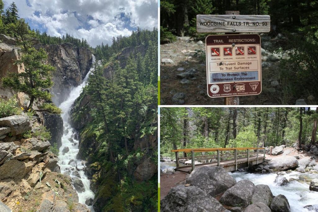 Great News, Trail Bridge Restored at Montana's Woodbine Falls